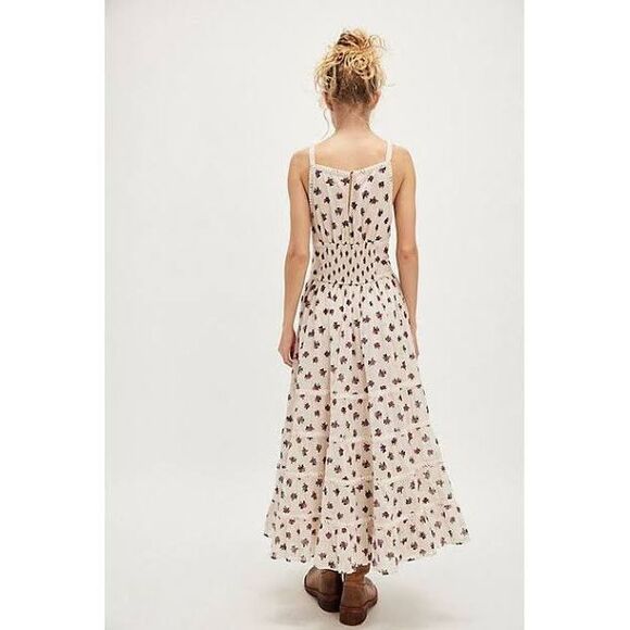 New Free People Daydreamer Midi Dress sz L - Picture 3 of 9